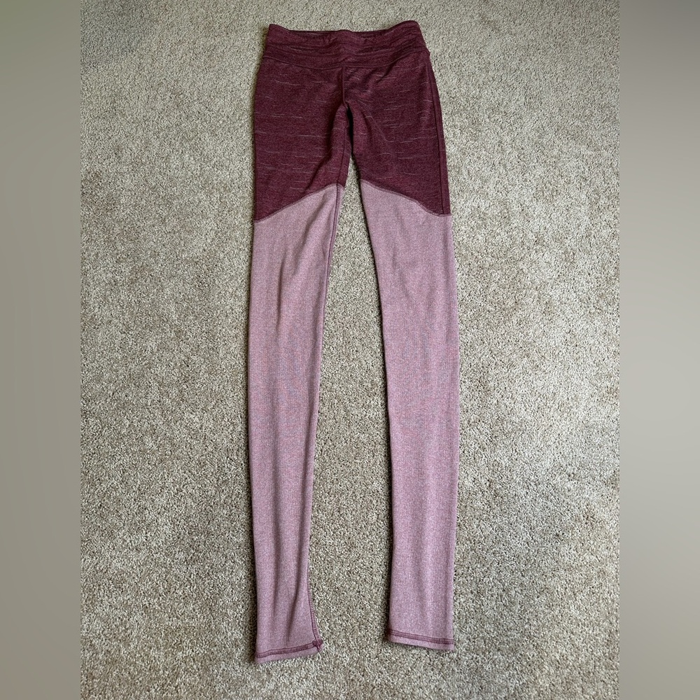 Free People Movement Pink Colorblock Leggings Size XS - Picture 3 of 5